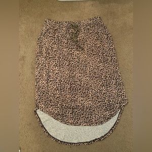 SHEIN cheetah print skirt. Size small